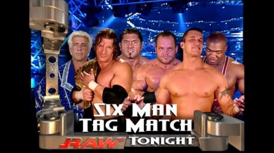 Evolution vs Shelton Benjamin, Chris Benoit, & Randy Orton (Full Match)