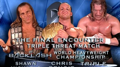 Shawn Michaels vs Chris Benoit vs Triple H - Backlash 2004 (Full Match)