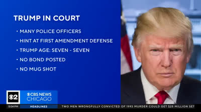 Donald Trump pleads not guilty to attempting to change the outcome of the 2020 election