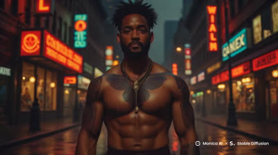 Nuevo Tachala o Verssion of Wakanda NEON Futurista ..recreate por IA