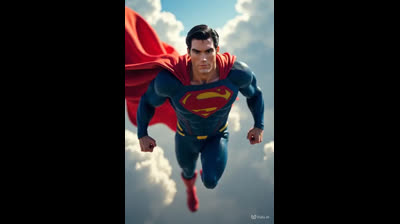 Super man y Batman recreate escene films DC COMIC POR IA