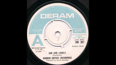 Garden Odyssy Enterprise ‎(1969) - Sad And Lonely