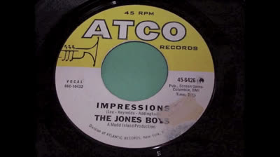 JONES BOYS (1966) - IMPRESSIONS