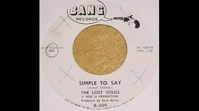 LOST SOULS (1966) - SIMPLE TO SAY