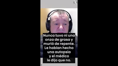 Hallan medio kilo de coágulos fibrosos blancos en el cuerpo de un joven de 30 años fallecido de forma REPENTINA.