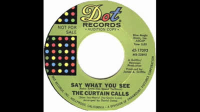 CURTAIN CALLS (1968) - SAY WHAT YOU SEE