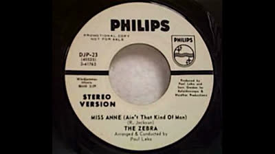 ZEBRA (1968) - MISS ANNE (AIN'T THAT KIND OF MAN)