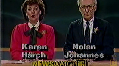 WNEP Newswatch 16 6PM - February 14, 1986 - Valentine's Day  1986