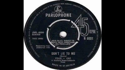 Four + One (1965) - Don't Lie To Me