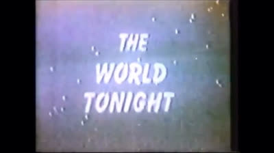 WDTV The World Tonight open - The 1950's